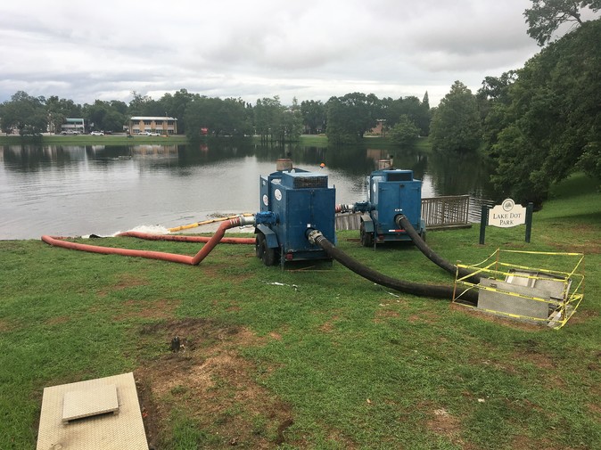 Pumping water