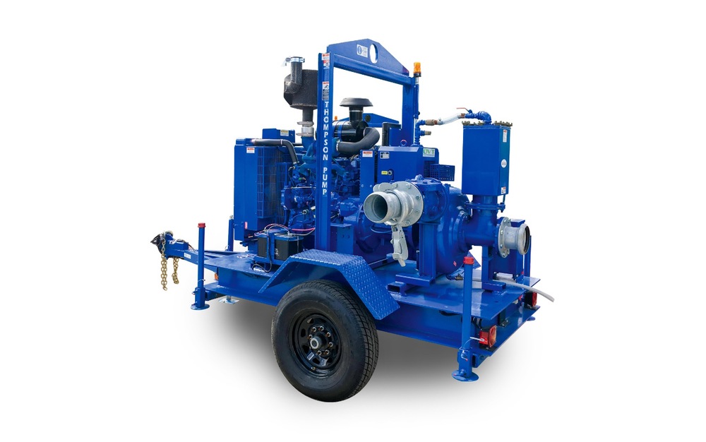 The popular JSV series centrifugal pumps provide automatic self-priming and large solids handling.