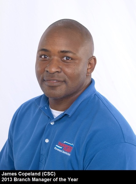 James Copeland Named 2013 Branch Manager of the Year