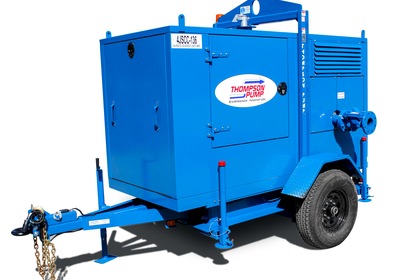 Stationary Thompson Pump – 4JSC for Lift Station Backup