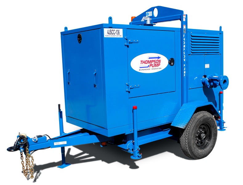 Stationary Thompson Pump – 4JSC for Lift Station Backup