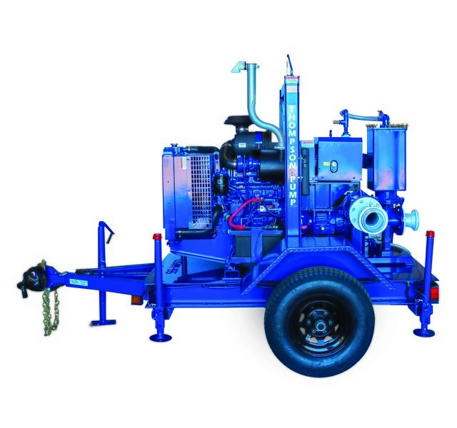 Thompson Pump – 4” Vacuum-Assisted Solids Handling Pump