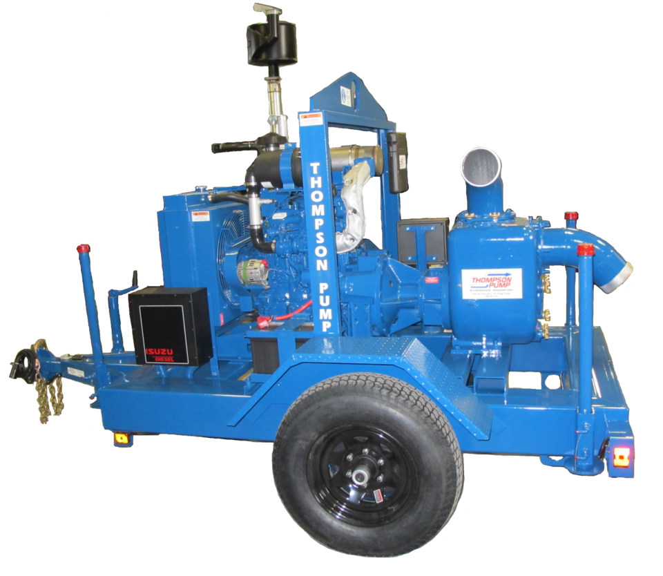 Thompson Pump Introduces 6HT Wet-Prime Trash Pump With A Final Tier 4 Engine